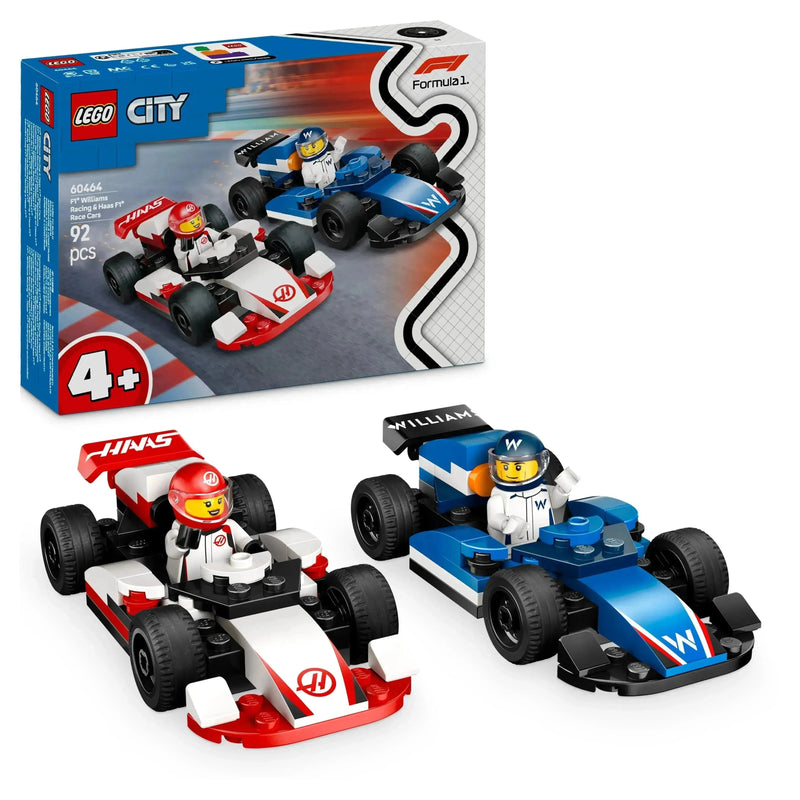 LEGO F1 Williams Racing & Haas Formula 1 Cars 60464 City (Pre-Order: January 2025)