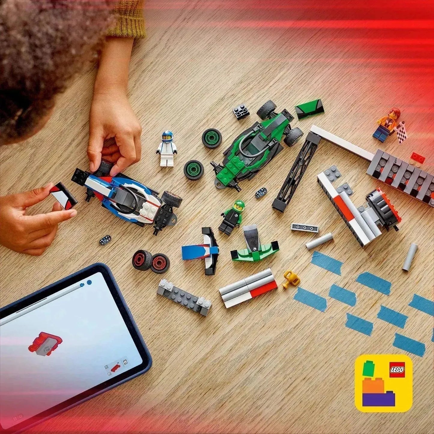 LEGO F1 Starting Line with VCARB & Sauber Formula 1 Cars 60474 City