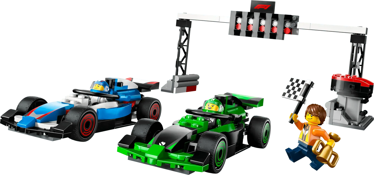 LEGO F1 Starting Line with VCARB & Sauber Formula 1 Cars 60474 City