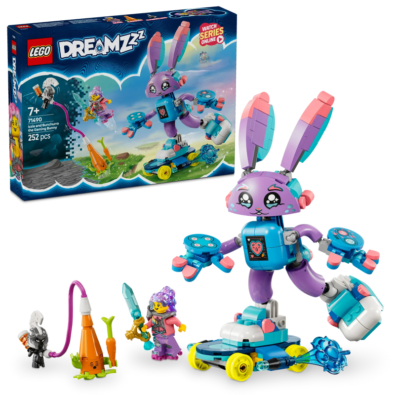 LEGO Izzi & Bunchurro the Gaming Rabbit 71490 Dreamzzz (Pre-Order: January 2025)
