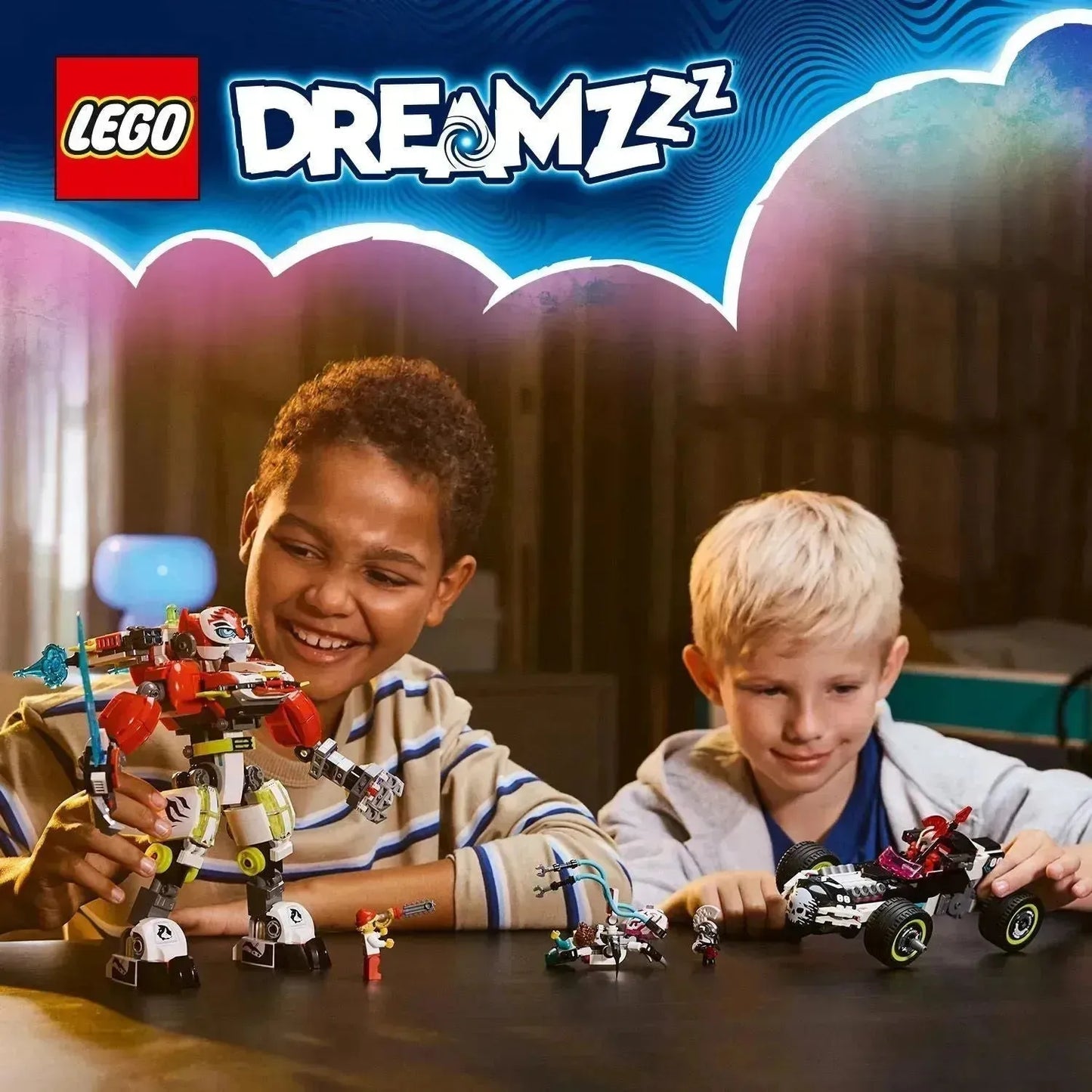 LEGO Coopers Tiger Mech & Zero's HotRod 71497 Dreamzzz (Pre-Order: January 2025)