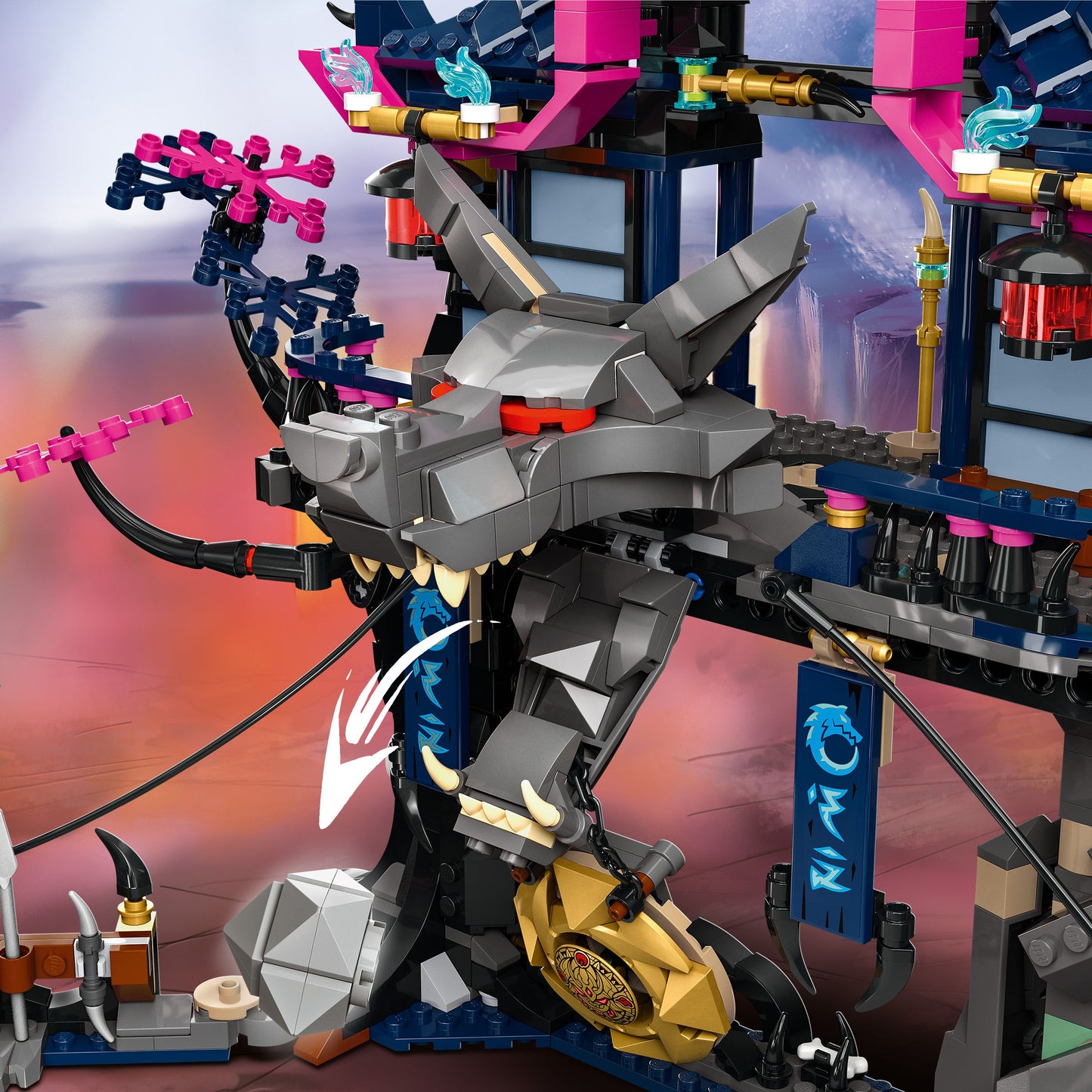 LEGO Wolvenmasker schaduwdojo 71813 Ninjago