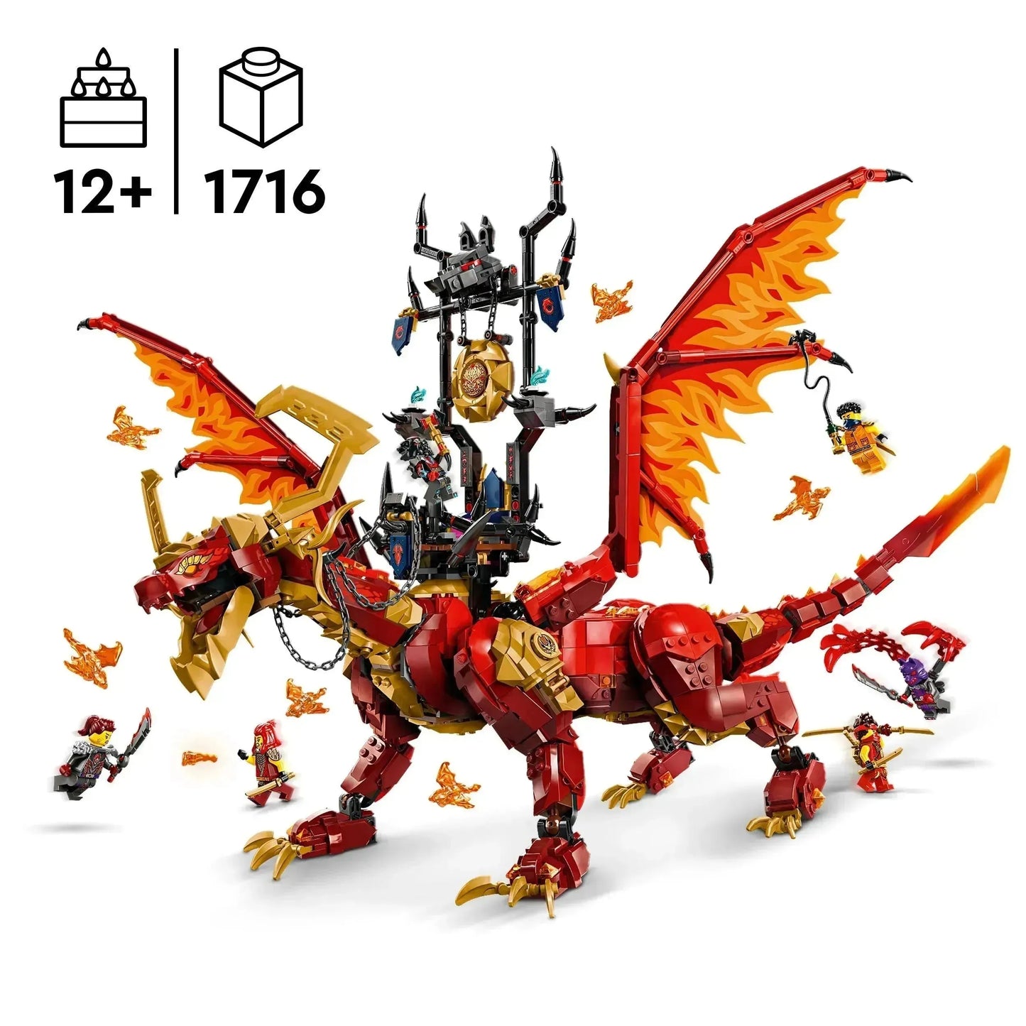 LEGO Bron Draak van Beweging 71822 Ninjago