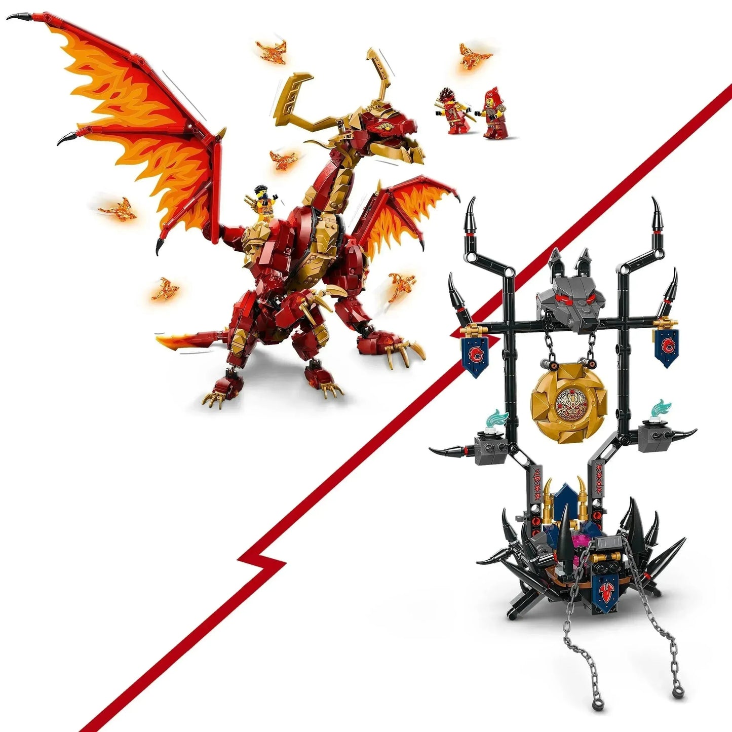 LEGO Bron Draak van Beweging 71822 Ninjago