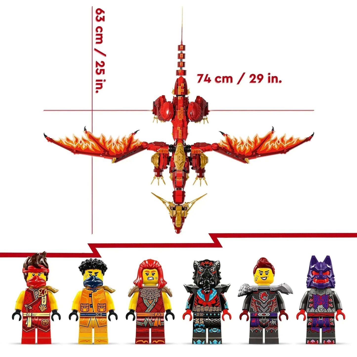 LEGO Bron Draak van Beweging 71822 Ninjago