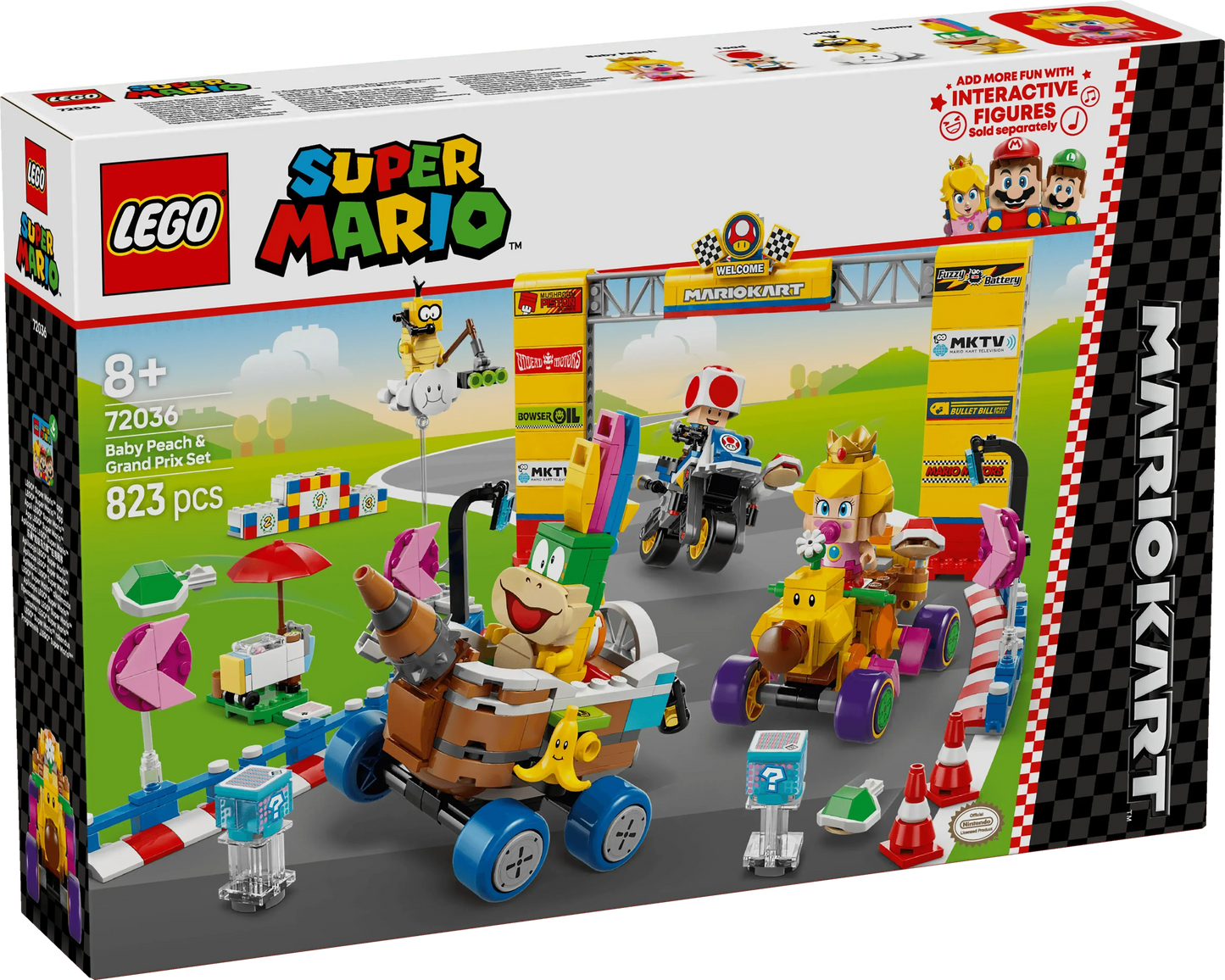 LEGO Mario Kart – Baby Peach & Grand Prix Set 72036 SuperMario (Delivery: January 2025)
