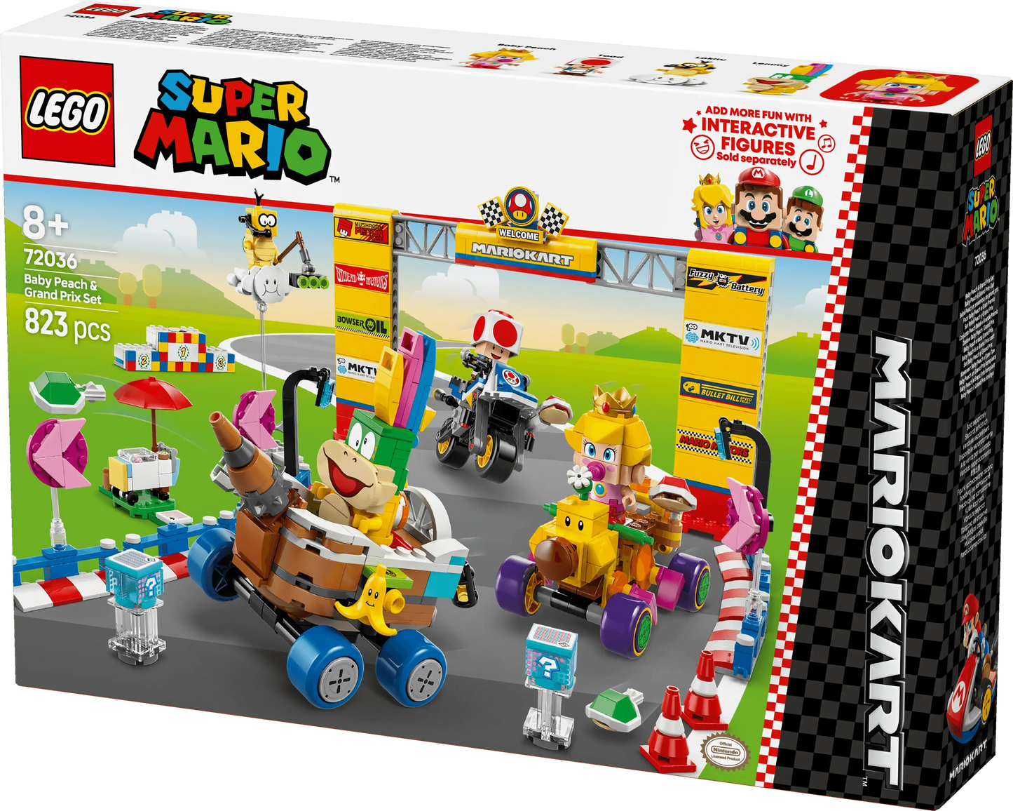 LEGO Mario Kart – Baby Peach & Grand Prix Set 72036 SuperMario (Delivery: January 2025)
