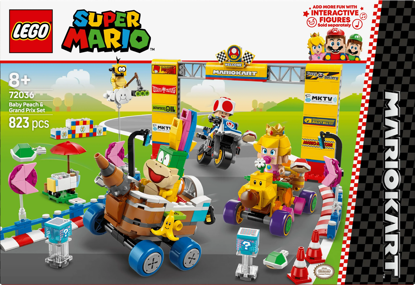LEGO Mario Kart – Baby Peach & Grand Prix Set 72036 SuperMario (Delivery: January 2025)