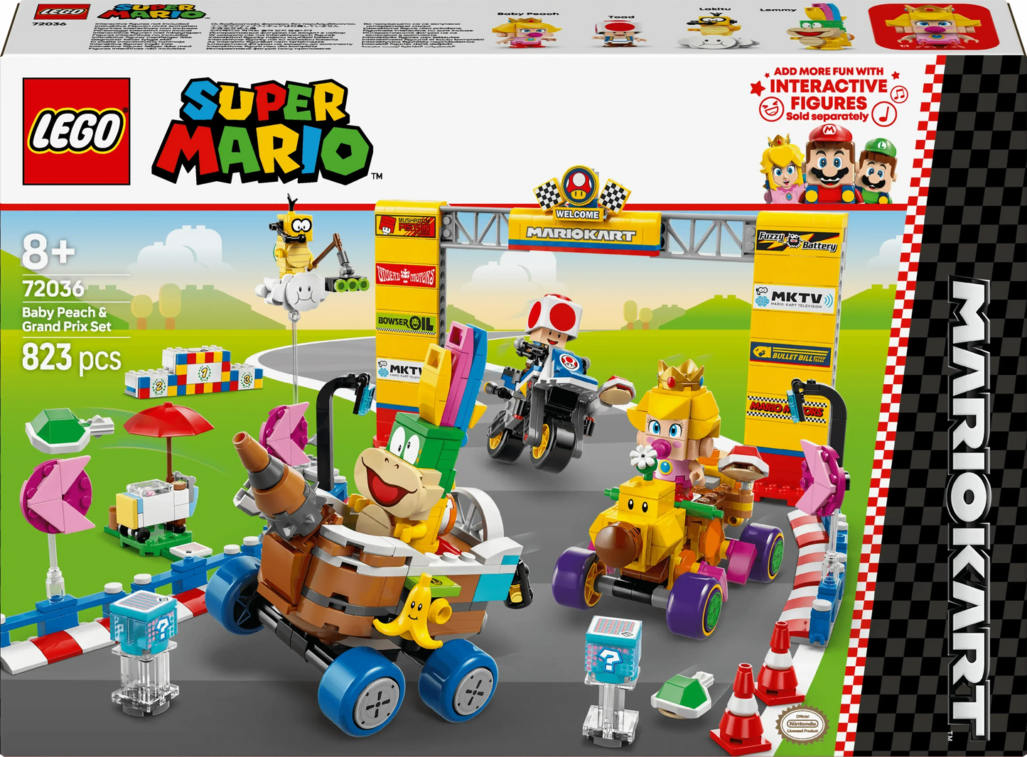 LEGO Mario Kart – Baby Peach & Grand Prix Set 72036 SuperMario (Delivery: January 2025)