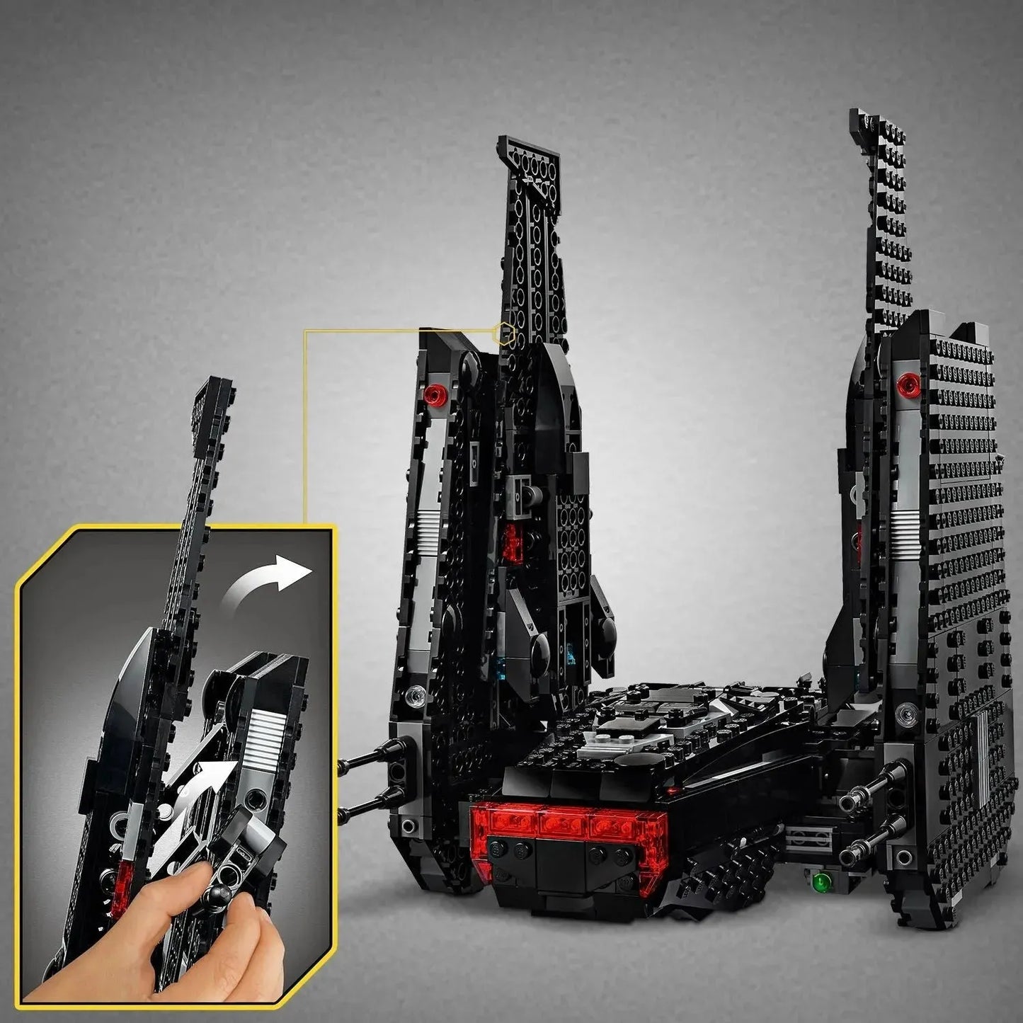 LEGO Kylo Ren's Shuttle including Kylo Ren, Pryde, Sith, Troopers and Knights 75256 StarWars