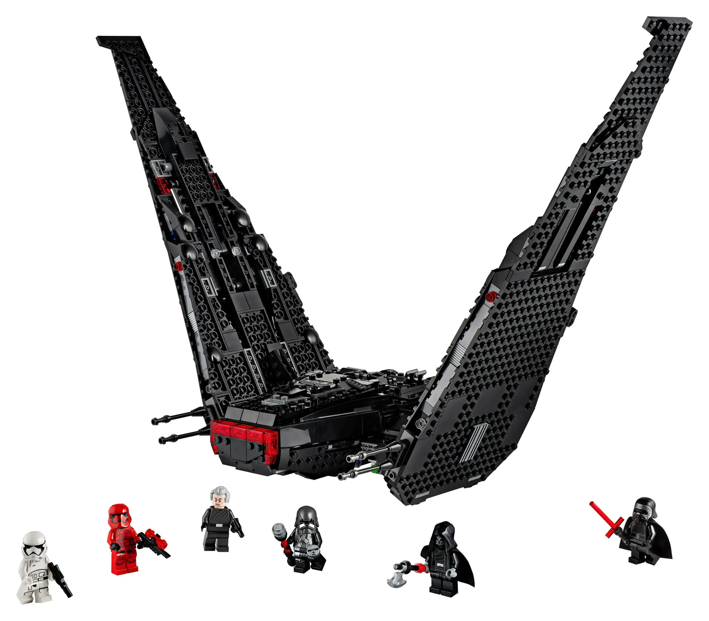 LEGO Kylo Ren's Shuttle including Kylo Ren, Pryde, Sith, Troopers and Knights 75256 StarWars