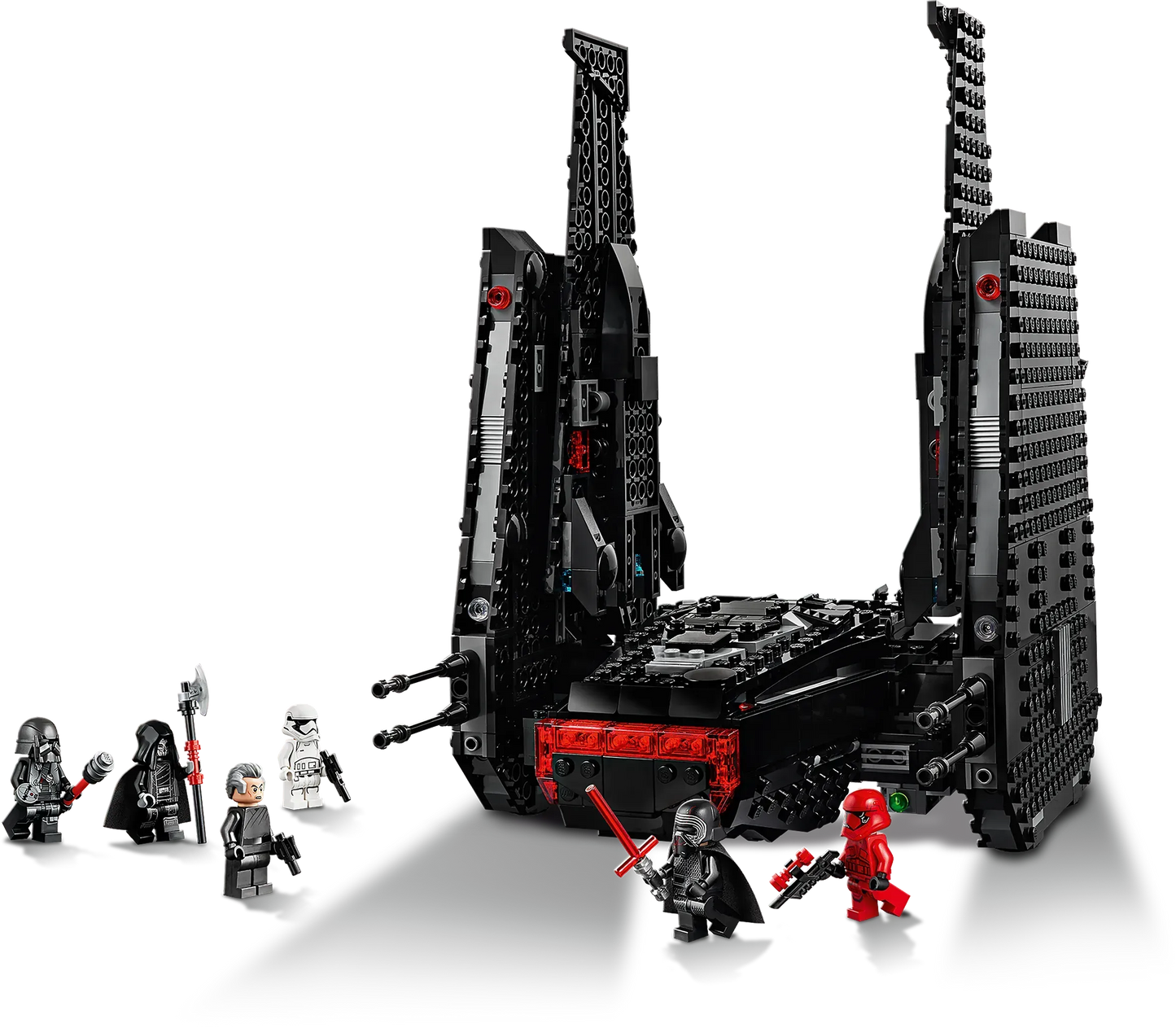 LEGO Kylo Ren's Shuttle including Kylo Ren, Pryde, Sith, Troopers and Knights 75256 StarWars