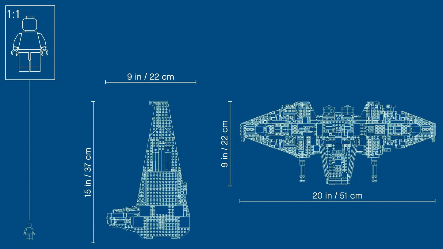 LEGO Kylo Ren's Shuttle including Kylo Ren, Pryde, Sith, Troopers and Knights 75256 StarWars