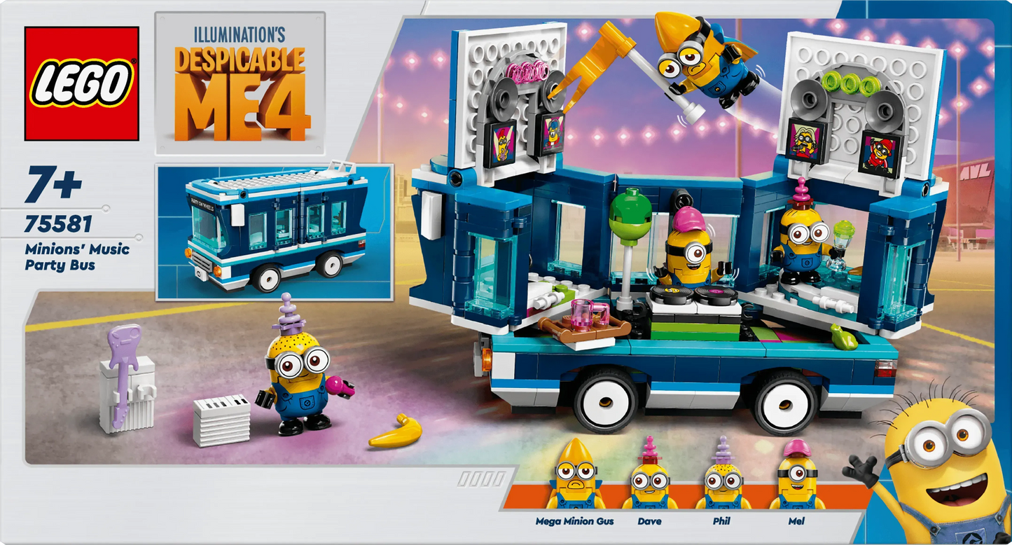LEGO Minions Musical Party Bus 75581 Minions