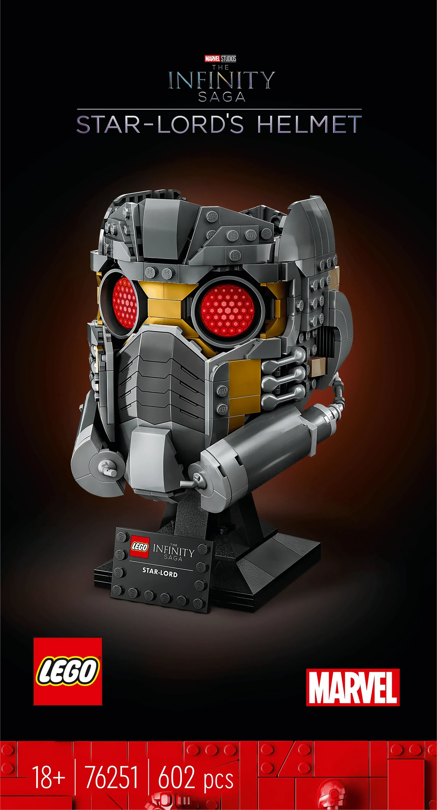 LEGO Star-Lord's helmet 76251 Marvel
