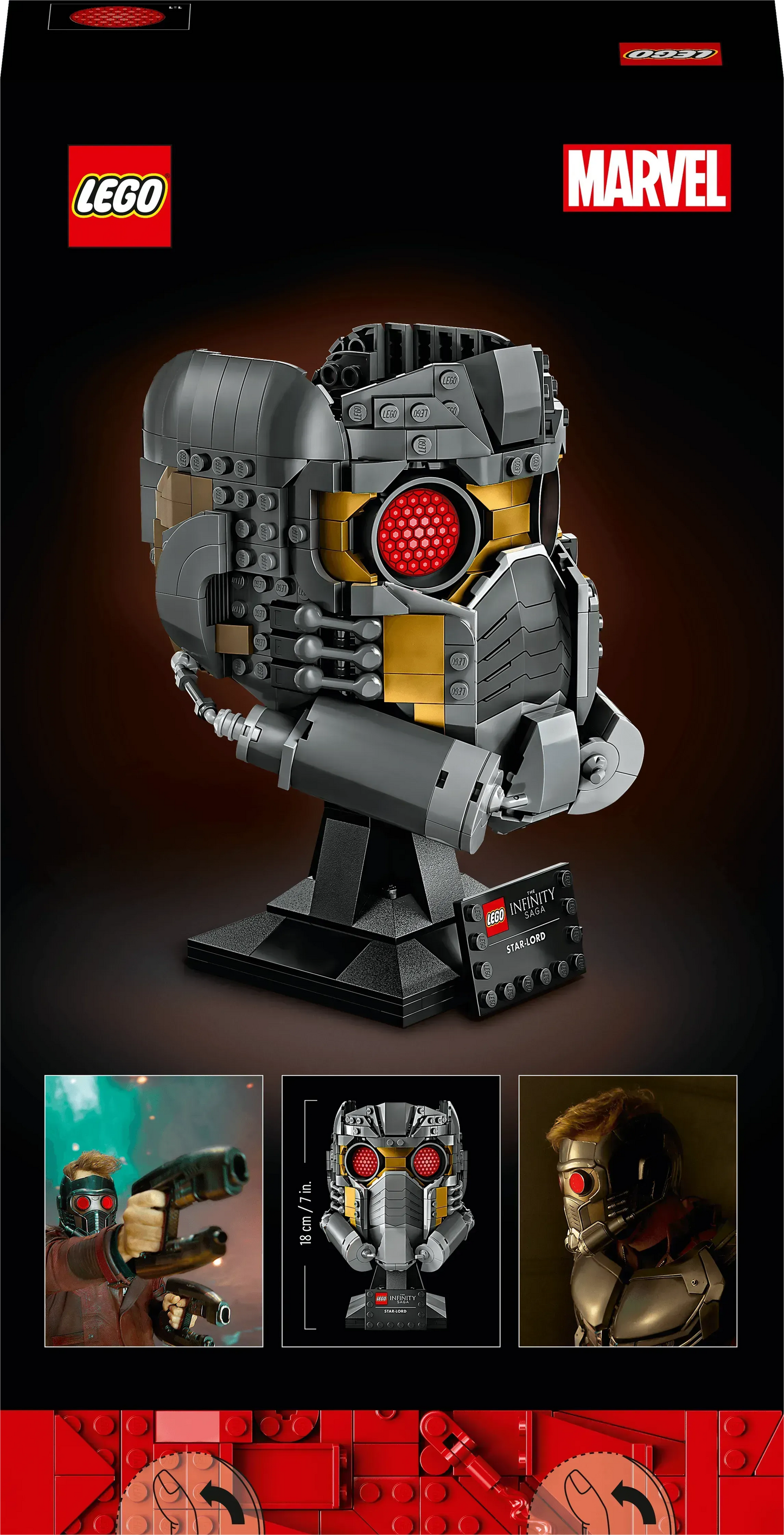 LEGO Star-Lords helmet 76251 Marvel