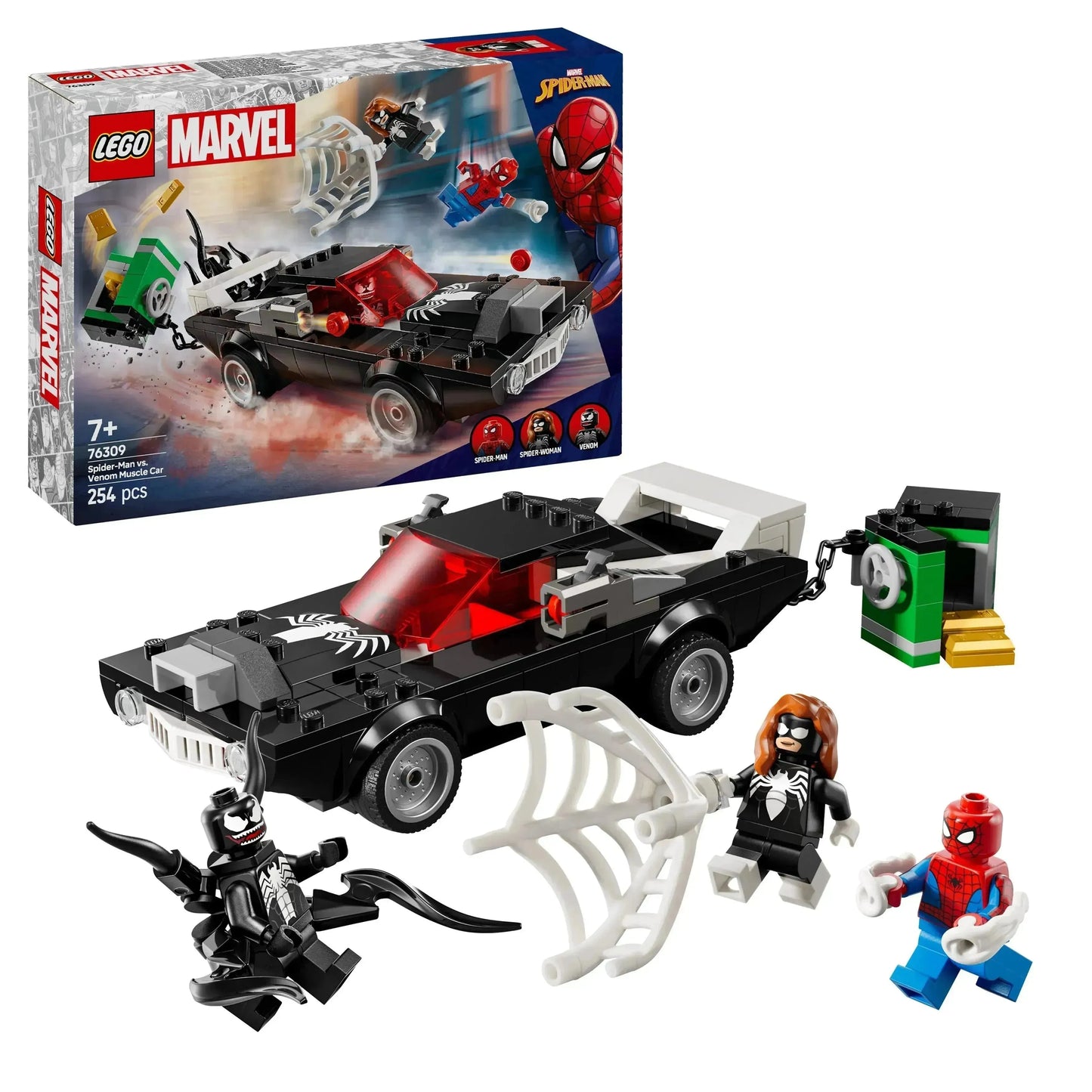 LEGO Spider Man Mecha vs Venoms Classic Car 76309 Superheroes (Pre-Order: January 2025)
