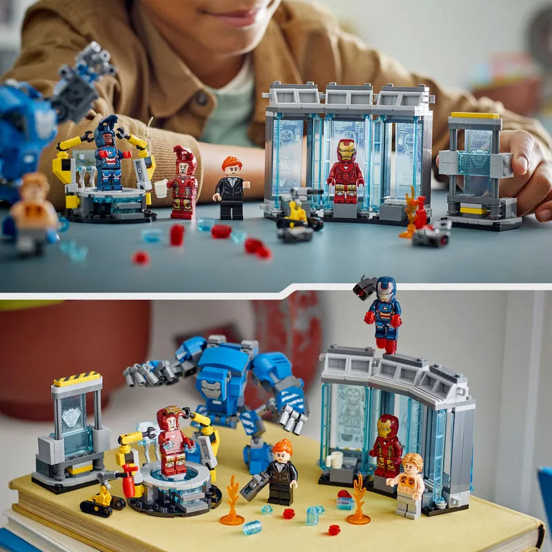 LEGO Iron Mans Labor: Rüstungsraum 76315 Superhelden (Vorbestellung: April)