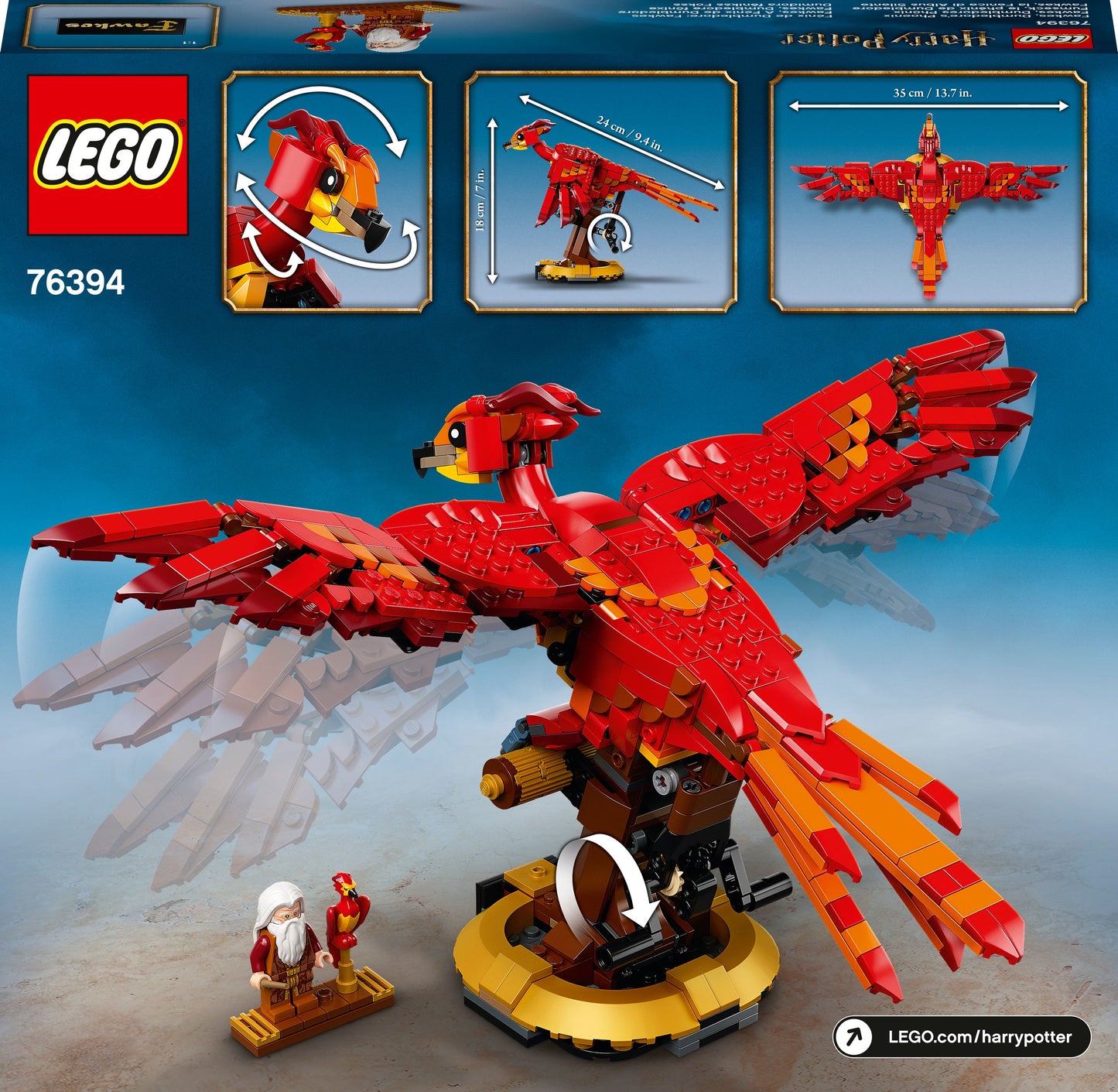 LEGO Felix, Dumbledore's Phoenix 76394 Harry Potter