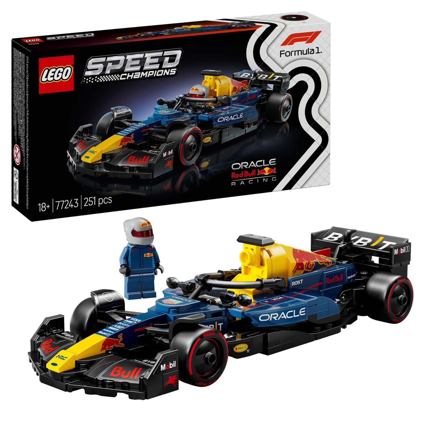 LEGO Red Bull Racing F 1 Formula Max Verstappen 77243 Speedchampions (Delivery: March 1, 2025)