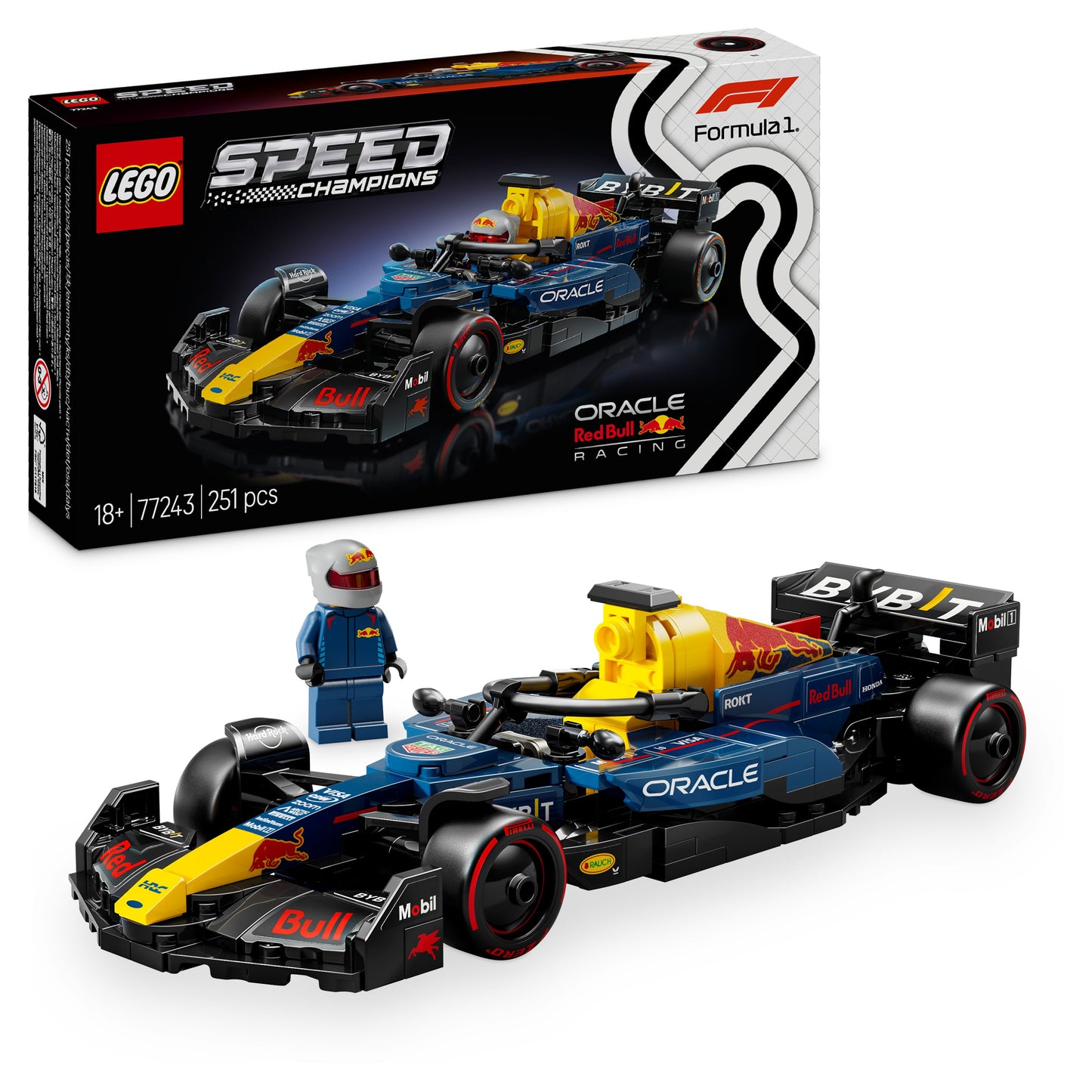 LEGO Red Bull Racing F 1 Formula Max Verstappen 77243 Speedchampions (Delivery: March 1, 2025)