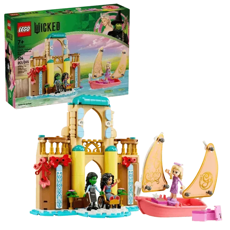 LEGO Glinda, Elphaba and Nessarose at Shiz University 75681 Wicked