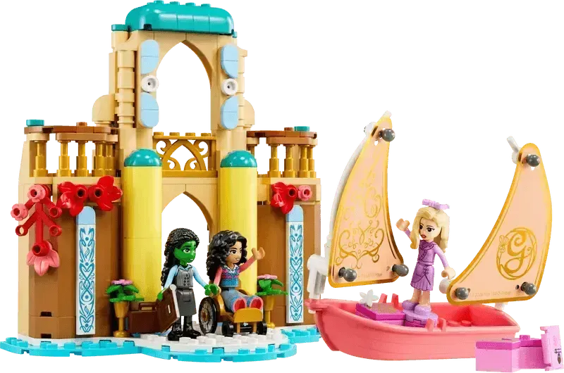 LEGO Glinda, Elphaba and Nessarose at Shiz University 75681 Wicked