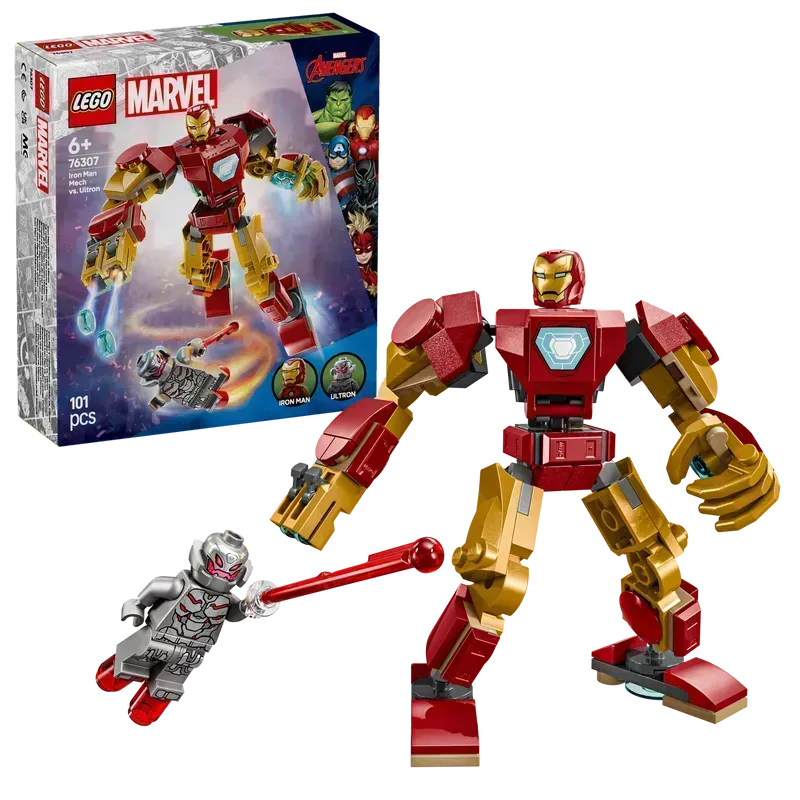 LEGO Iron Man vs Ultron 76307 Superheroes (Pre-Order: January 2025)