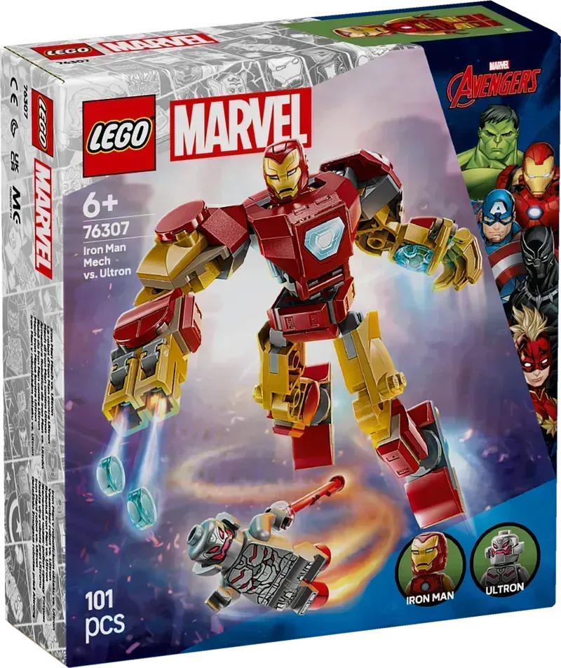 LEGO Iron Man vs Ultron 76307 Superheroes (Pre-Order: January 2025)