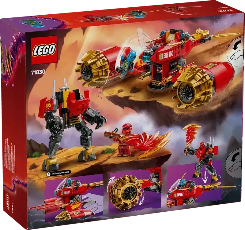 LEGO Kai's Mech Storm Rider 71830 Ninjago (Pre-Order: January 2025)