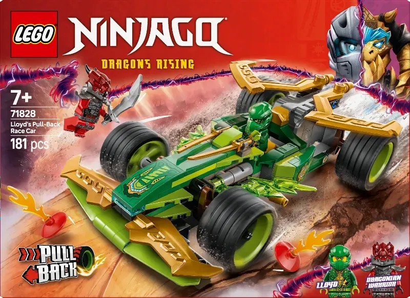 LEGO Lloyds Pull-back Race Car 71828 Ninjago (Pre-Order: January 2025)