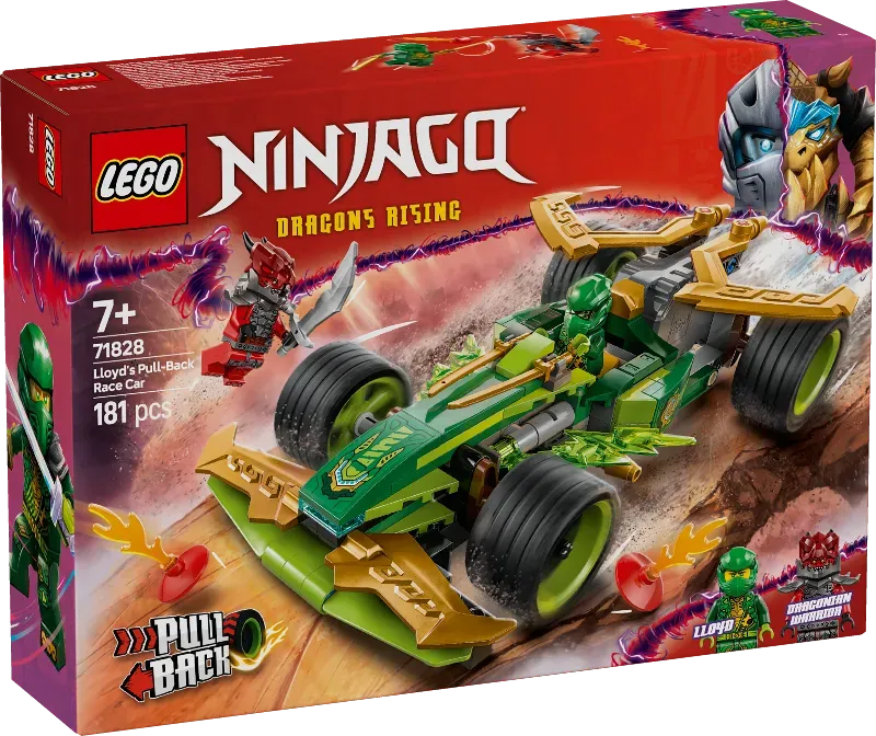 LEGO Lloyds Pull-back Race Car 71828 Ninjago (Pre-Order: January 2025)