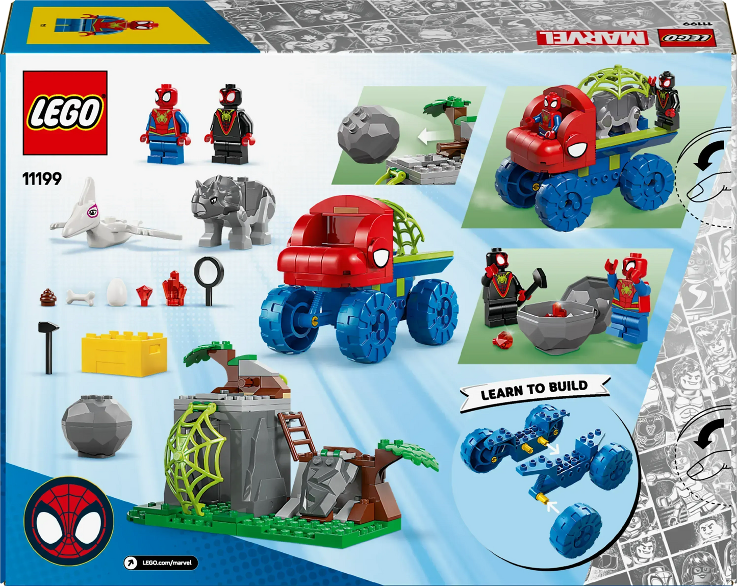 LEGO Dino Truck Rescue 11199 Spiderman (Pre-Order: January 2025)