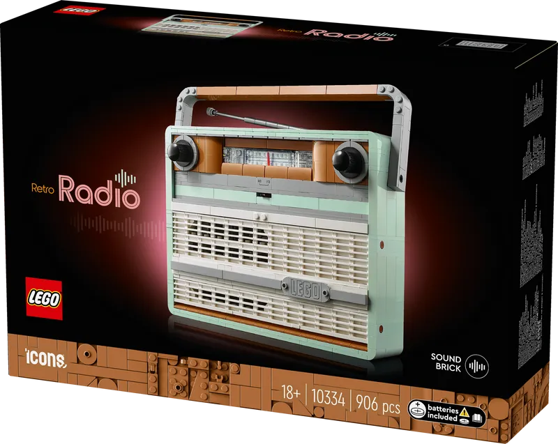 LEGO Retro Radio 10334 Icons (delivery: January 2025)