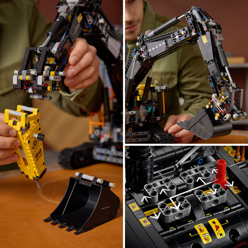 LEGO Volvo EC500 Hybride Rupsgraafmachine 42215 Technic