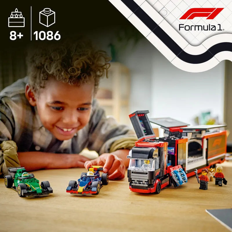 LEGO F1 Truck with Red Bull RB20 & Aston Martin AMR24 F1 cars 60445 City (Delivery: January 1, 2025)