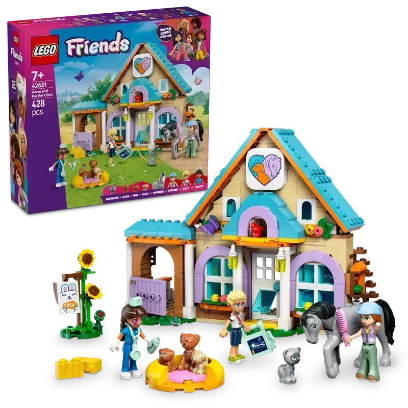LEGO Pferde und Tierklinik 42651 Friends
