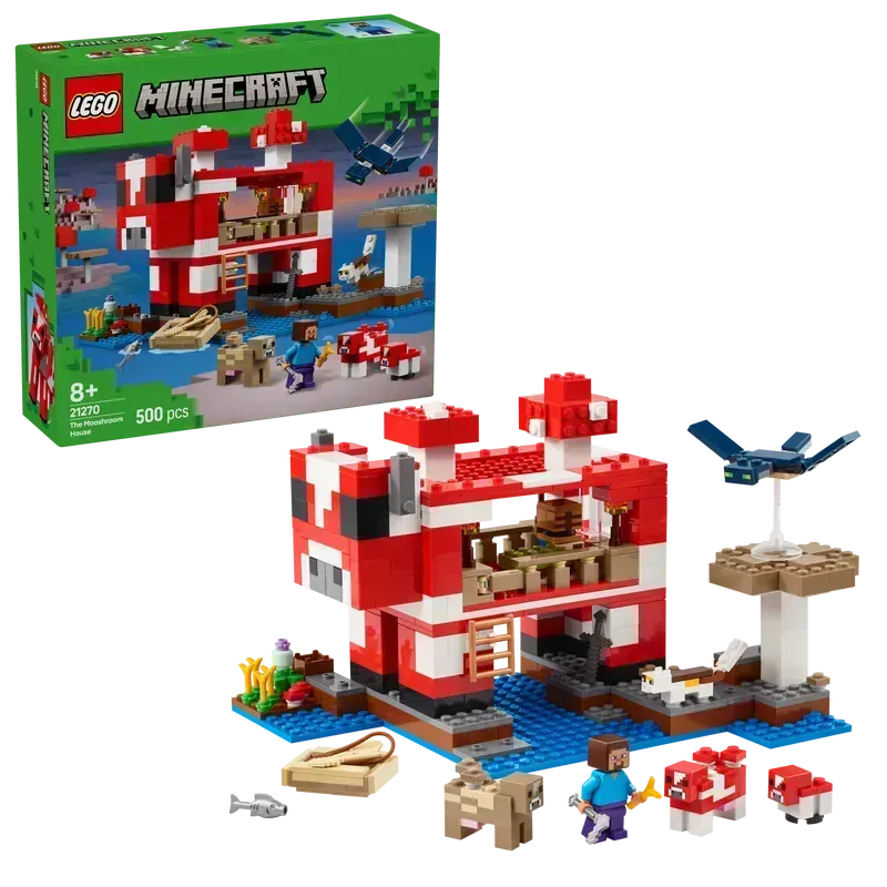 LEGO The Mushroom House 21270 Minecraft (Pre-Order: January 2025)