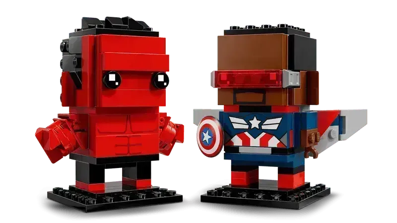 LEGO Captain America and Red Hulk figuren 40668 Brickheadz @ 2TTOYS | Official LEGO shopšš„° 2TTOYS | Official LEGO shopšš„° ā¬. 13.00