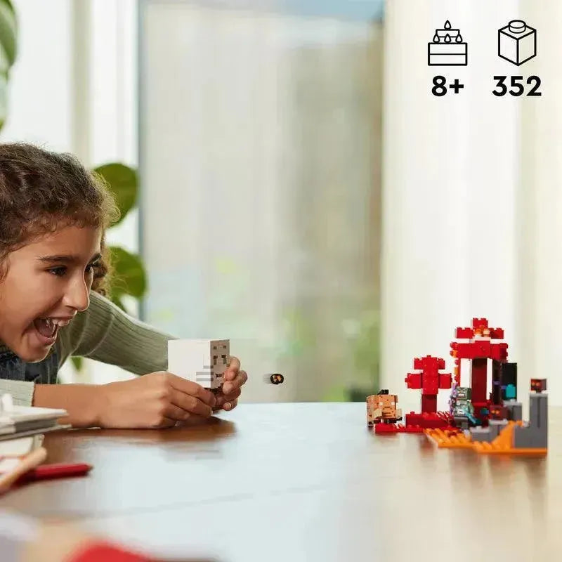 LEGO De Nether Poraal expeditie 21255 Minecraft LEGO MINECRAFT @ 2TTOYS | Official LEGO shopšš„° LEGO ā¬. 32.49