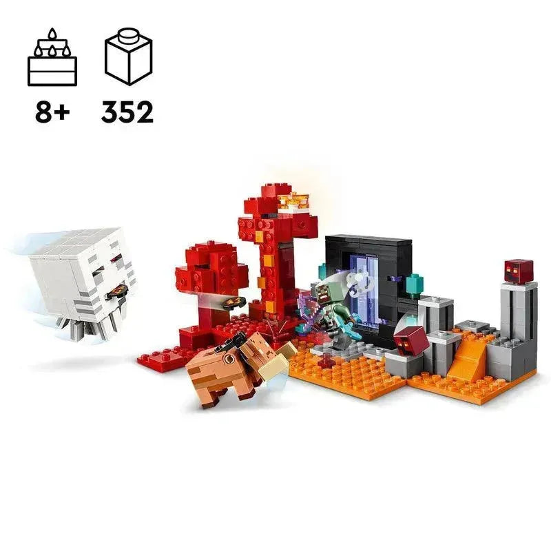 LEGO De Nether Poraal expeditie 21255 Minecraft LEGO MINECRAFT @ 2TTOYS | Official LEGO shopšš„° LEGO ā¬. 32.49