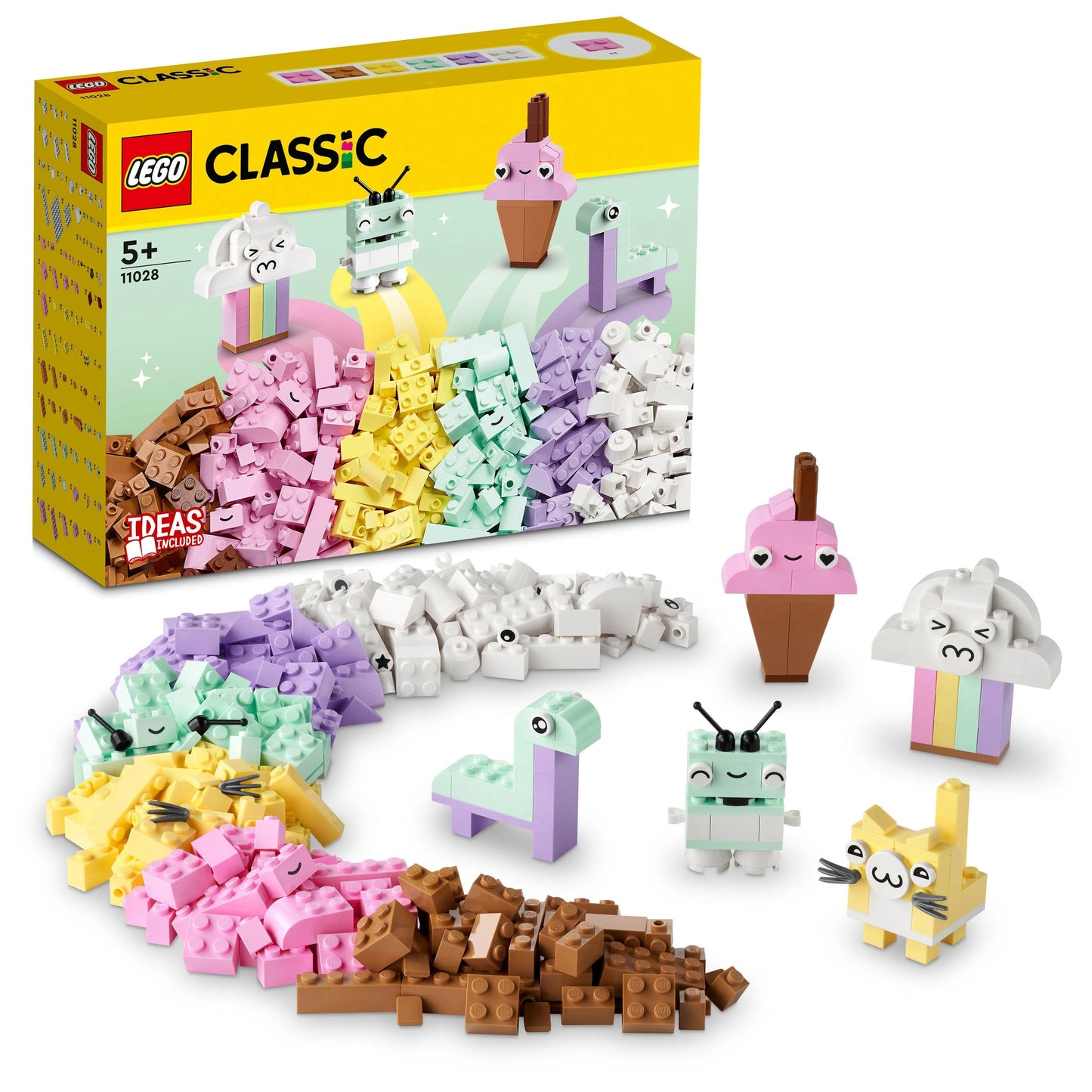 LEGO Creatief spelen met pastelkleuren 11028 Classic LEGO CLASSIC @ 2TTOYS | Official LEGO shopšš„° LEGO ā¬. 16.99