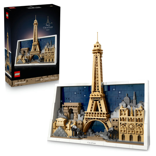 LEGO Architecture Parijs – Stad van de Liefde Bouwpakket voor Volwassenen en Woondecoratie 21064