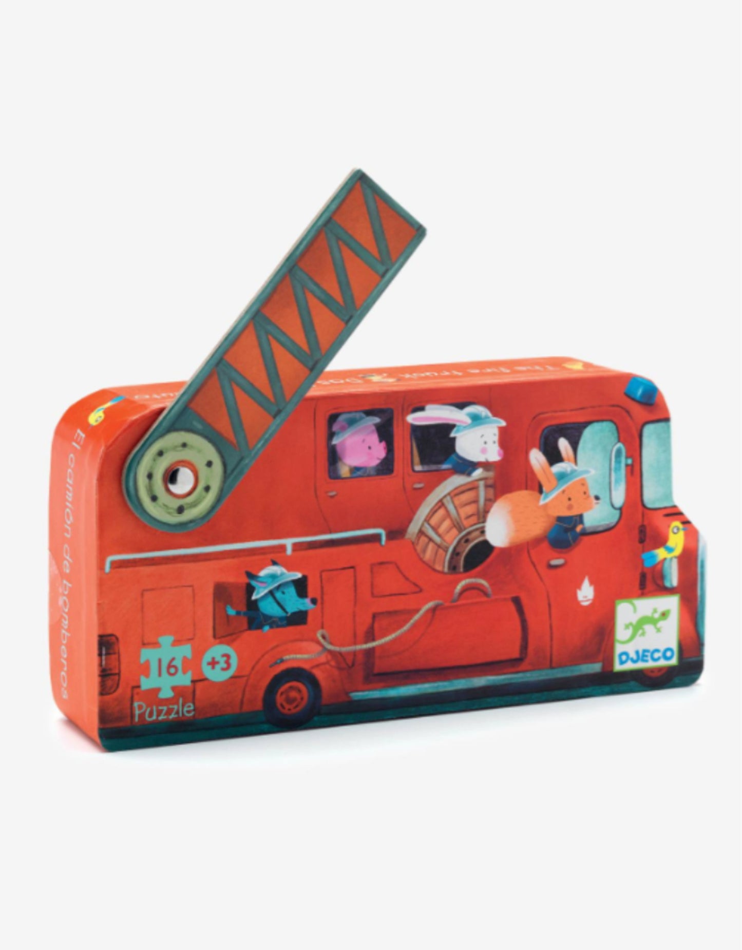 Silhouette Puzzle: The Fire Truck 16pcs