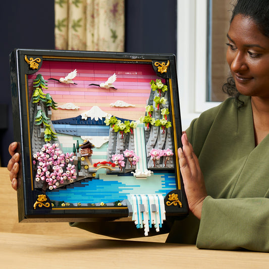 LEGO® Art Landschap met Japanse Kersenbloesems - Fraaie Wanddecoratie - 31218