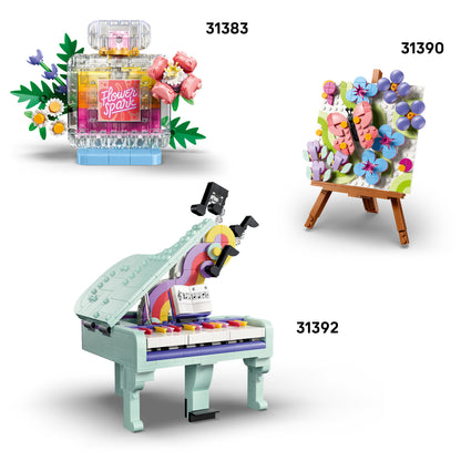 LEGO Creator 3in1 Stijlvolle Tas met Opbergruimte Speelgoed - Bouwpakket voor Kinderen - Verandert in Koffer of Opbergdoos - Kinderkamer Decoratie - Cadeau voor Meisjes en Jongens Vanaf 8 Jaar - 31391