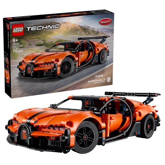 LEGO Technic Bugatti Chiron Pur Sport Hypercar Auto Bouwpakket met Speelgoed voor Kinderen 42222