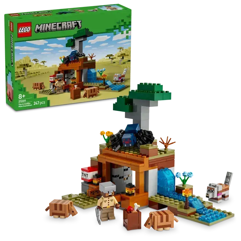 LEGO Armadillo Mine Expedition 21269 Minecraft (Pre-Order: January 2025)