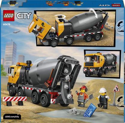LEGO City Cementwagen Bouwvoertuigen Speelgoed voor Jongens en Meisjes vanaf 7 Jaar 60478