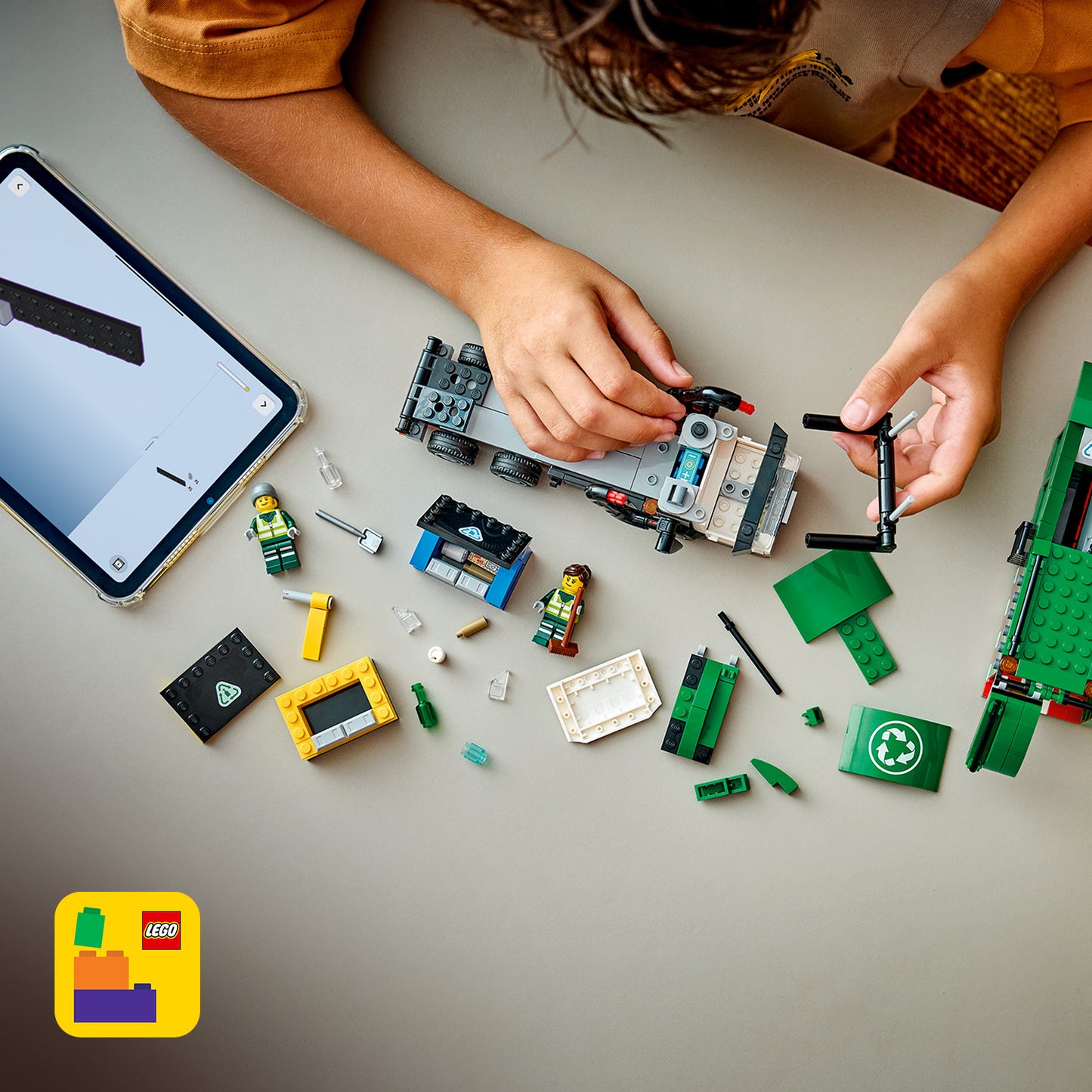 LEGO City Recyclingtruck – Vrachtwagen Speelgoed voor Kinderen vanaf 7 Jaar 60495